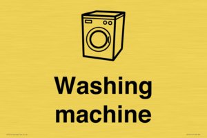 Dementia washing machine sign